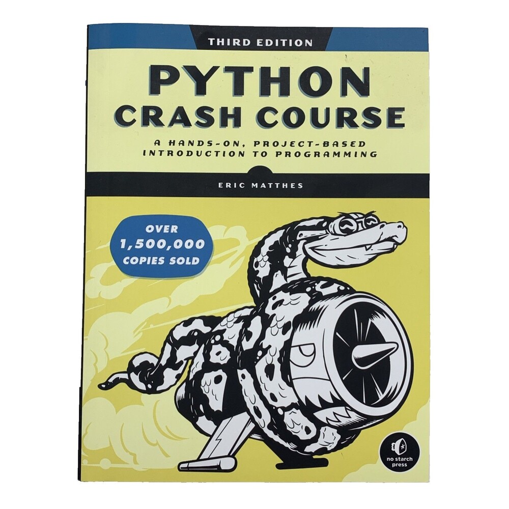 Python Crash Course, Third Edition by Eric Matthes. Isbn 9781718502703 Like New
